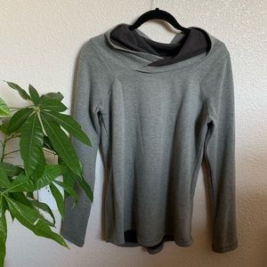 Mock neck sweatshirt Z by Zella